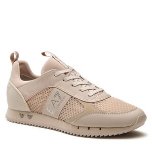 Sneakers Emporio Armani T-shirt coupe slim avec logo aigle sur le devant Blanc - X8X027 XK050 S640 Tan/SIlver