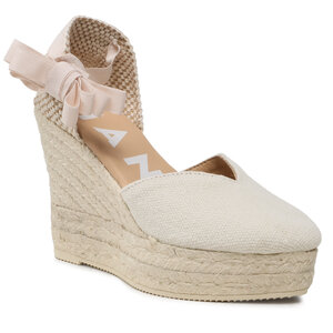 Image of Espadrilles Manebi - Shaped Wedge Espadrilles O 7.0 WH White