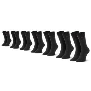 Set di 7 paia di calzini lunghi unisex Tom Tailor - 9997 Black 610