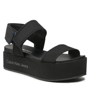 Sandali Calvin Klein Jeans - Flatform Sandal Softny YW0YW00965 Black BDS