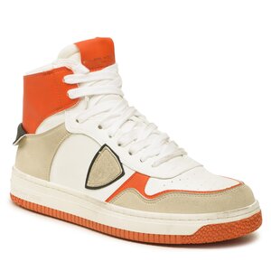 Image of Sneakers Philippe Model - Lyon High LYHU CX28 Blanc Orange