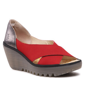 Image of Sandalen Fly London - Yomafly P501307010 Lipstick Red/Graphite