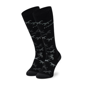 Image of Hohe Unisex-Socken HORKA - Riding Socks 145450-0000-0203 H Black/Grey
