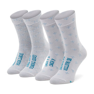 

Високі шкарпетки unisexRainbow Socks, Білий
