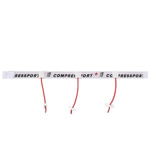 Cintura sportiva Compressport - Race Belt CU00013B White 001