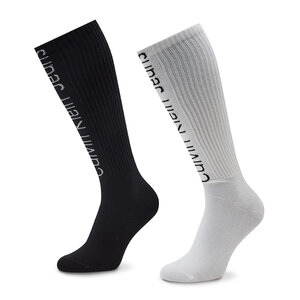 Image of 2er-Set hohe Herrensocken Calvin klein jeans - 701219860 Black Combo 001