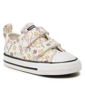 Image of Sneakers aus Stoff Converse - Chuck Taylor All Star 2V A03600C White/Pink
