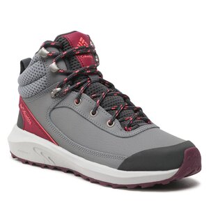 Select adidas Basketball Silhouettes Columbia - Trailstorm Mid Waterproof BL5578 Ti Grey/Steel/Marionberry 033