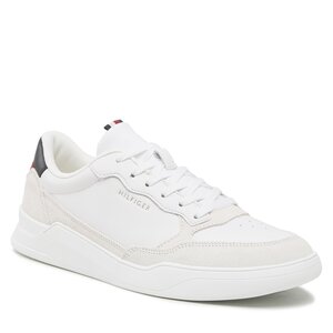 Trainers Tommy hilfiger - Elevated Cupsole Leather Mix FM0FM04358  White YBR