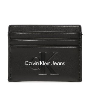 Custodie per carte di credito Calvin Klein Jeans - Sculpted Cardholder 6 Cc Mono K60K610356 BDS