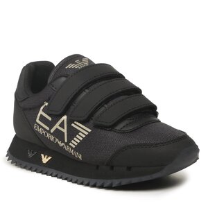 Sneakers Ea7 Emporio Armani panelled lace-up sneakers - XSX104 XOT53 M701 Triple Black/Gold