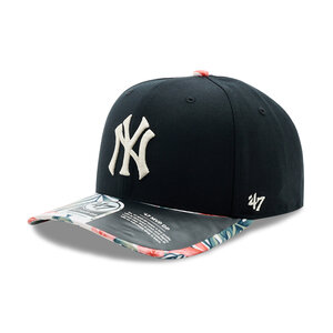 Image of Cap 47 Brand - MLB New York Yankees Coastal Floral Snap 47 MVP DP B-CFLDP17GWP-BK Black