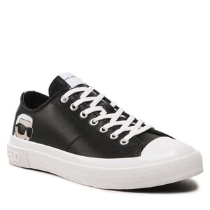 Scarpe con zeppa KARL LAGERFELD - KL50315 Black Lthr