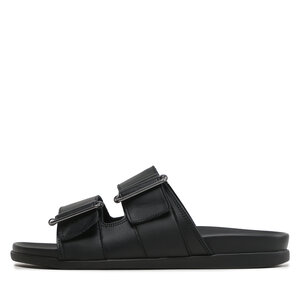 Image of Pantoletten Tommy Hilfiger - Lth Buckles Sandal FM0FM04796 Black BDS