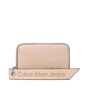 Portafoglio piccolo da donna Calvin Klein Jeans - Sculpted Med Zip Around Tag K60K610578 TGE