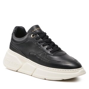 Sneakers Tommy Hilfiger - Chunky Leather Sneaker FW0FW06855 Black BDS