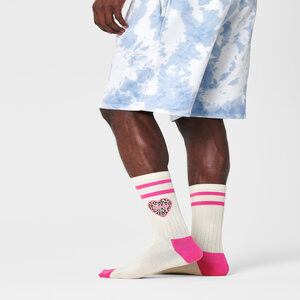 Calzini lunghi da donna Happy Socks - BAY01-1700 Beige