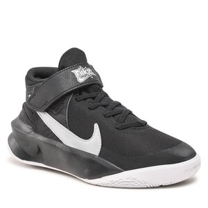 Image of Schuhe Nike - Team Hustle D 10 Flyease (GS) DD7303 004 Black/Metallic Silver/Volt