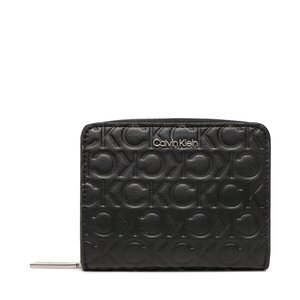 Portafoglio piccolo da donna Calvin Klein - Ck Must Z/A Wallet W/F Mid Emboss K60K610251  Black BAX