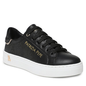 Image of Sneakers Patrizia Pepe - PJ211.01 M Vitello Nero/Platino