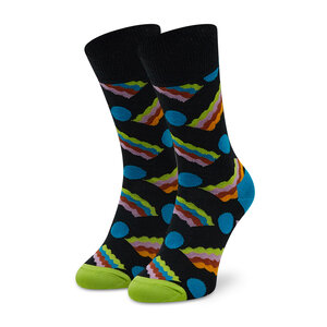 Image of Hohe Unisex-Socken Happy Socks - BAC01-9300 Schwarz