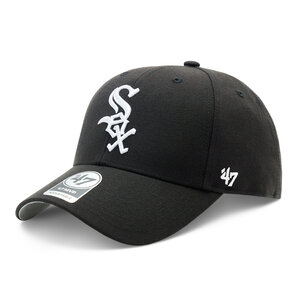 Image of Cap 47 Brand - MLB Chicago White Sox Sure Shot Snapback 47 MVP BCWS-SUMVP06WBP-BK06 Black