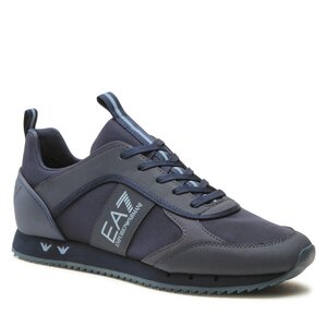 Sneakers Ea7 Emporio Armani panelled lace-up sneakers - X8X027 XK219 S639 Tri.Blk Iris/Ash.Blu