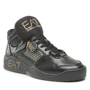 Sneakers Ea7 Emporio Armani panelled lace-up sneakers - X8Z033 XK267 M701 Triple Black/Gold