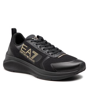 Sneakers Ea7 Emporio Armani panelled lace-up sneakers - X8X125 XK303 M701 Triple Black/Gold