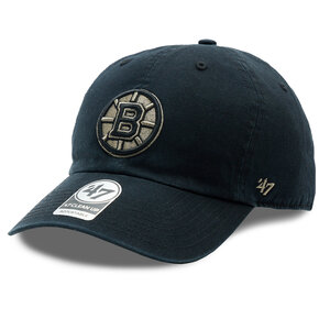 Image of Cap 47 Brand - NHL Boston Bruins Ballpark Camo &#039;47 CLEAN UP H-BPCAM01GWS-BK Black