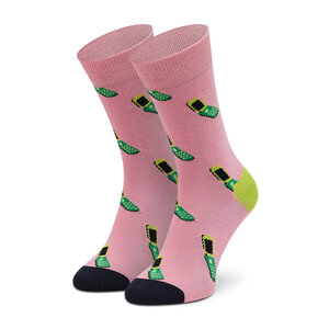 Image of Hohe Unisex-Socken Happy Socks - CMM01-3300 Rosa