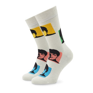 Calzini lunghi unisex Happy Socks - The Beatles BEA01-1300 Beige