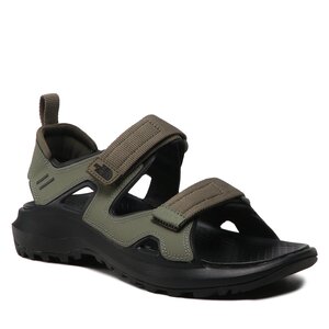 Sandali Синие мини юбки Slide Calvin Klein - Hedgehog Sandal III NF0A46BHN0W-070 Burnt Olive Green/Tnf Black