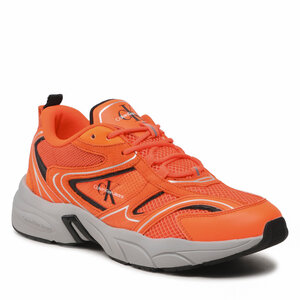 Image of Sneakers Calvin Klein Jeans - Retro Tennis Su-Mesh YM0YM00589 Shocking Orange/Formal Grey S07
