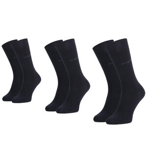 Image of 3er-Set hohe Herrensocken Bugatti - 6703 Dark Navy 545