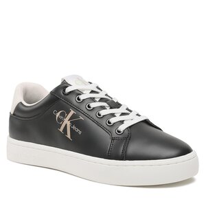 Sneakers Шерстяное полу пальто меланж calvin klein 44-46 размер - Classic Cupsole Fluo Contrast YM0YM00603 Black/Ancient White 0GO