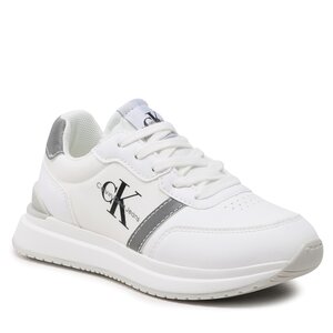 Sneakers Calvin Klein Jeans - Heritage Court Ii Bear Ez RF104108 White Smooth/Baja Pink/Yellow w/ Watch Hill Bear