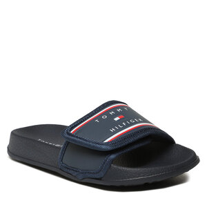 Ciabatte Tommy Hilfiger - Maxi Velcro Pool Slide T3B0-32934-1172 M Blue 800