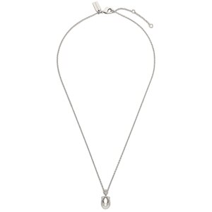 Collana LEATHER Coach - C Cry Ncklce C9343 Q1E Silver/Clear