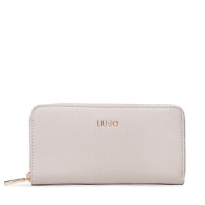 Portafoglio grande da donna Liu Jo - Ecs Xl Zip Around AA3261 E0086 Coffee Milk X0255