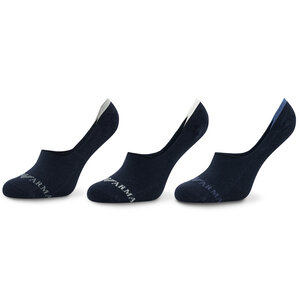 Image of 3er-Set Herren Sneakersocken Emporio Armani - 306229 3R254 64135 Marine