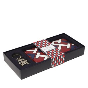 Image of Geschenkset Tommy Hilfiger - Iconic Tommy Gp Wallet Keyfob 2 AW0AW14005 XJS