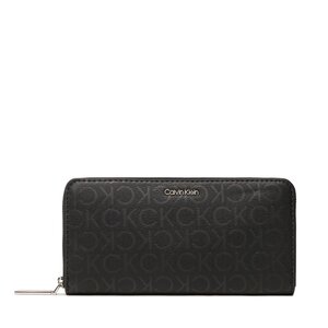 Portafoglio grande da donna Calvin Klein - Sm Zip Wllet 432883664002 Brown