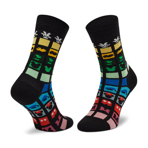 

Високі шкарпетки unisexHappy Socks, Чорний;кольоровий