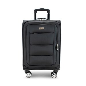 Valigia morbida piccola Semi Line - T5518-2 Nero