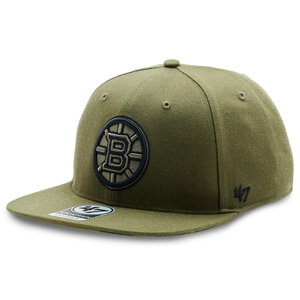 Image of Cap 47 Brand - NHL Boston Bruins Ballpark Camo &#039;47 CAPTAIN H-BCAMO01WBP-SWA Sandalwood