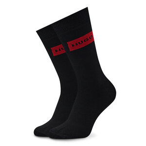 

Набір 2 пар високих чоловічих шкарпетокHugo, Чорний