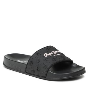 Image of Pantoletten Pepe Jeans - Slider Plain W PLS70126 Black 999