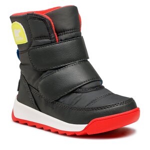 Stivali da neve Sorel - Childrens Whitney II Strap Wp NC3919-093 Jet/Poppy Red