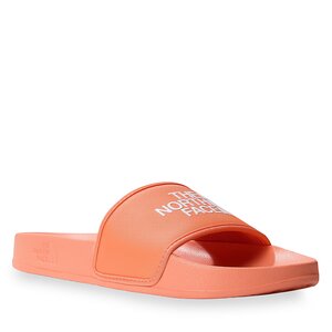 Image of Pantoletten The North Face - W Base Camp Slide Iii NF0A4T2SIG11 Dusty Coral Orange/Tnf White